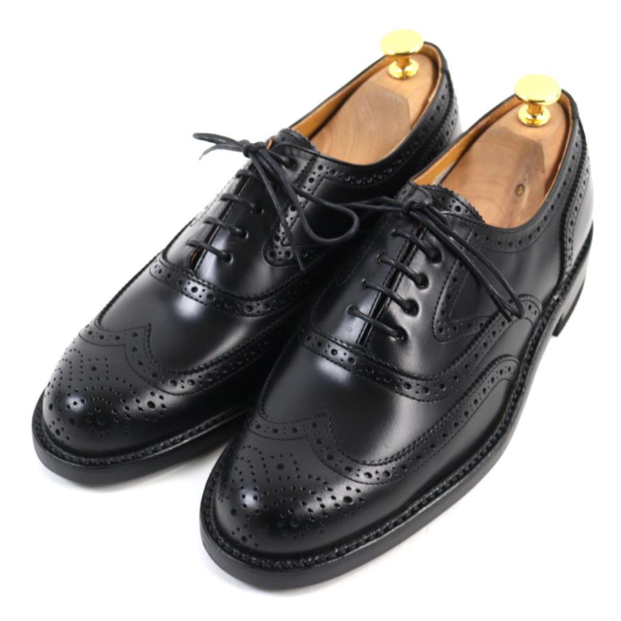 未使用品○REGAL リーガル E3C1655 A J638 ウィングチップ フルグローブ ドレスシューズ/レザーシューズ ブラック 26 箱付 日本製 メンズ REGAL（リーガル） 未使用品○REGAL E3C1655 A J638 ウィングチップ