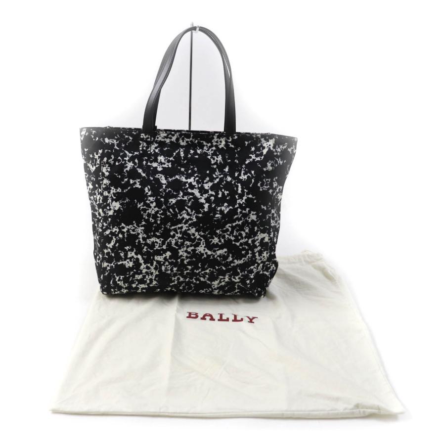 Bally（バリー） 極美品☆BALLY WOLFSON TOTE ロゴ金具付 総柄 レザー 
