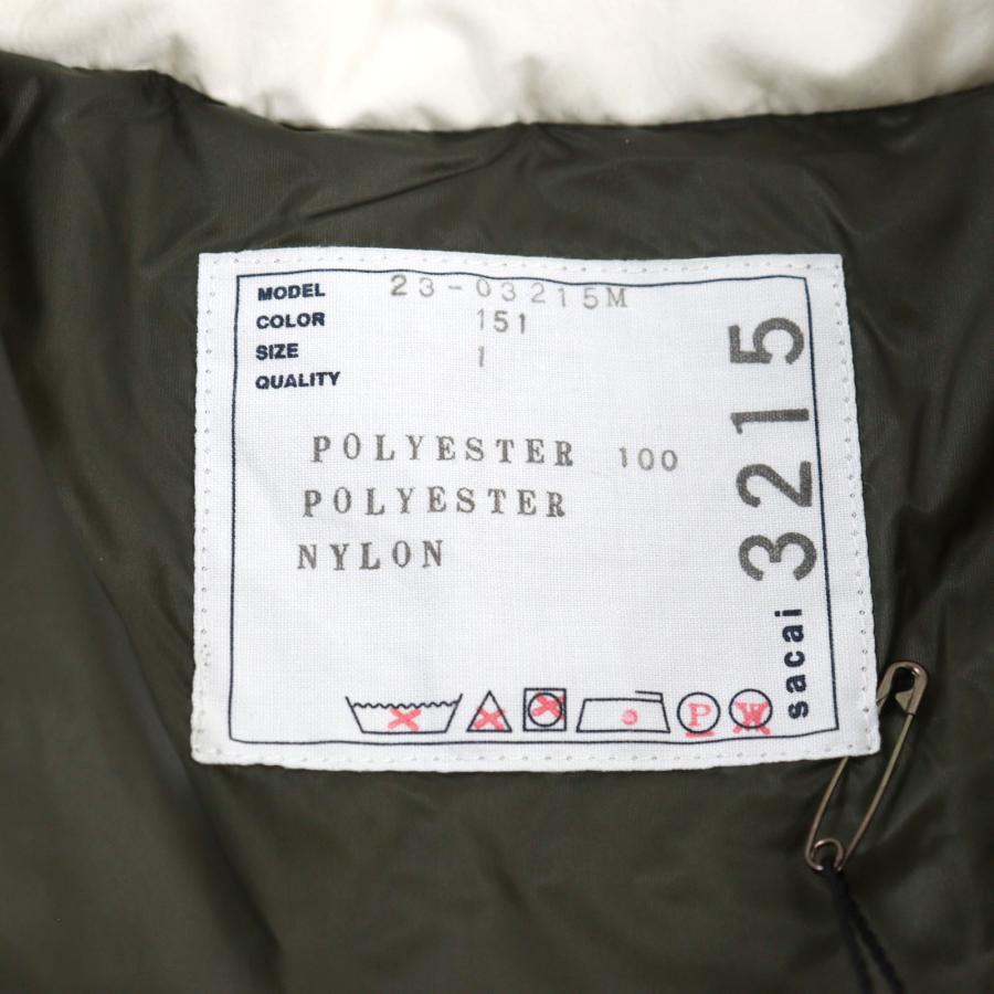 未使用品○Sacai サカイ 23AW 23-03215M Pouch Pocket Jacket 中綿入り  