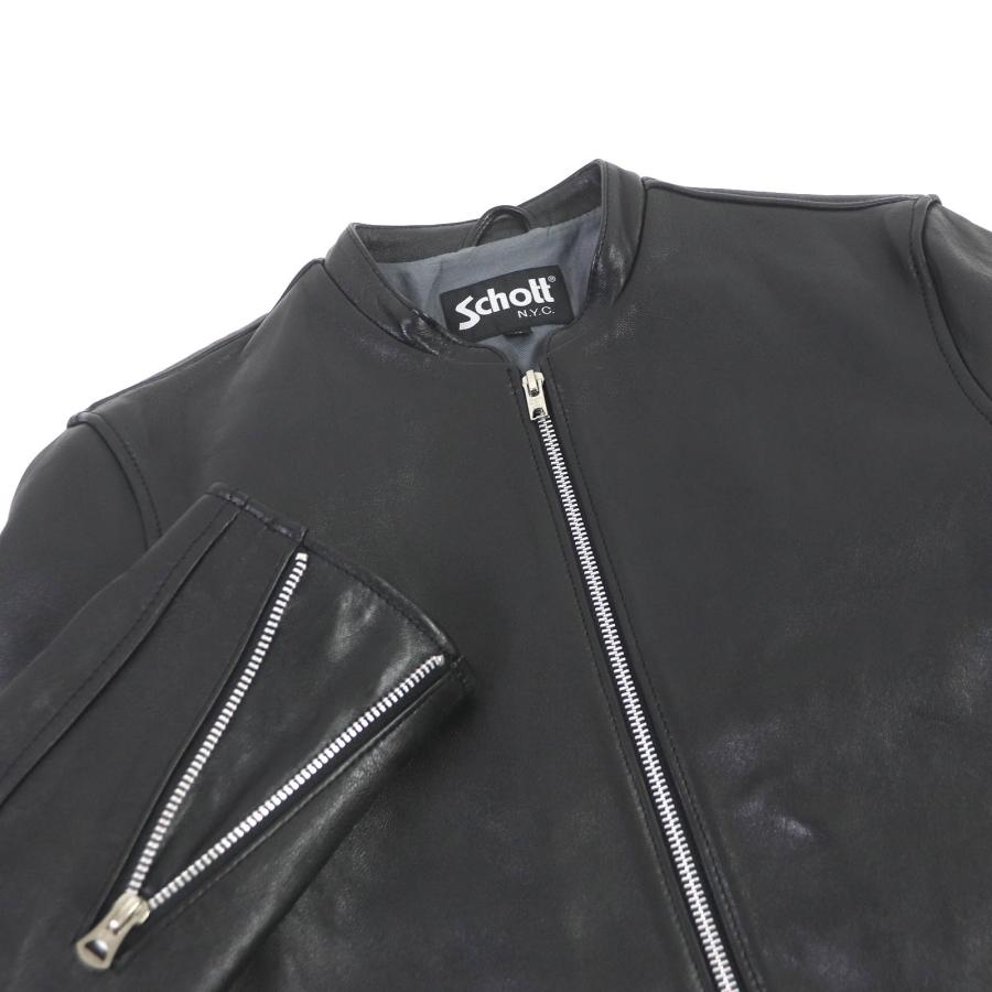 Schott N.Y.C 極美品□schott ショット 3171066 ラムレザー Schott N.Y.C 極美品□schott ショット 3171066 ラムレザー