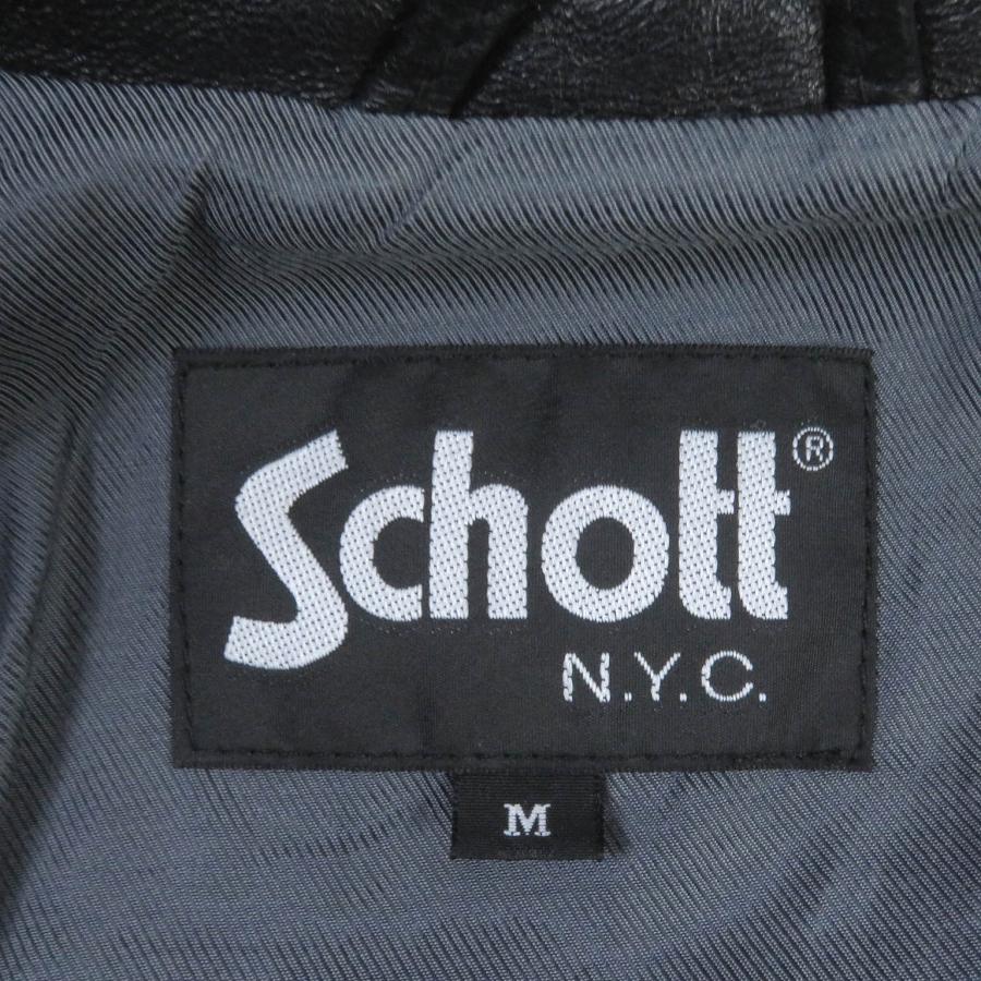 Schott N.Y.C 極美品□schott ショット 3171066 ラムレザー EDIFICE 