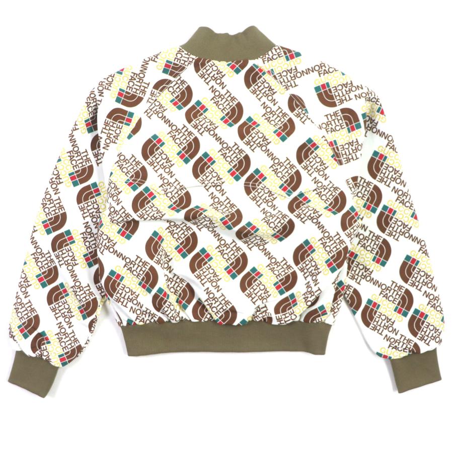 コラボ美品✨グッチ×ノースフェイス✨ボンバージャケット 総柄 ロゴ 男女兼用 未使用品▽GUCCI グッチ THE NORTH FACE ザ・ノースフェイス 21SS