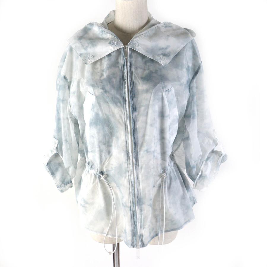 極美品△EMPORIO ARMANI エンポリオ アルマーニ 22SS 3R2B89 黒タグ 袖ロールアップ ZIP UP ジャケット ブルゾン ライトブルー 42 正規品 EMPORIO ARMANI 極美品△EMPORIO エンポリオ アルマーニ 22SS 3R2B89