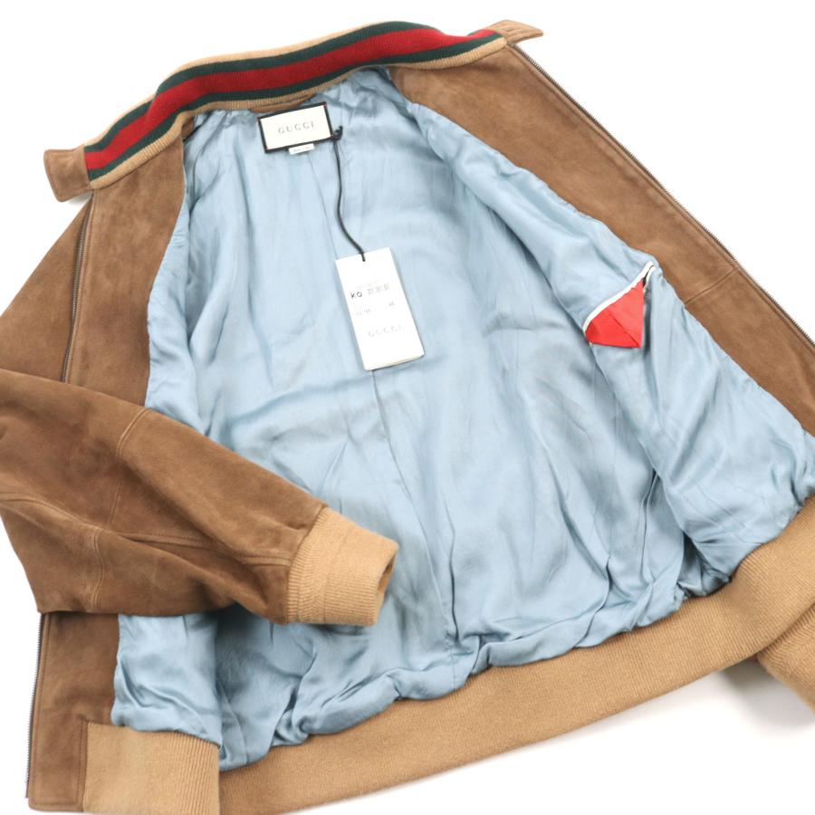 GUCCI（グッチ） 未使用品○GUCCI 573544 ヤギ革 スウェードレザー