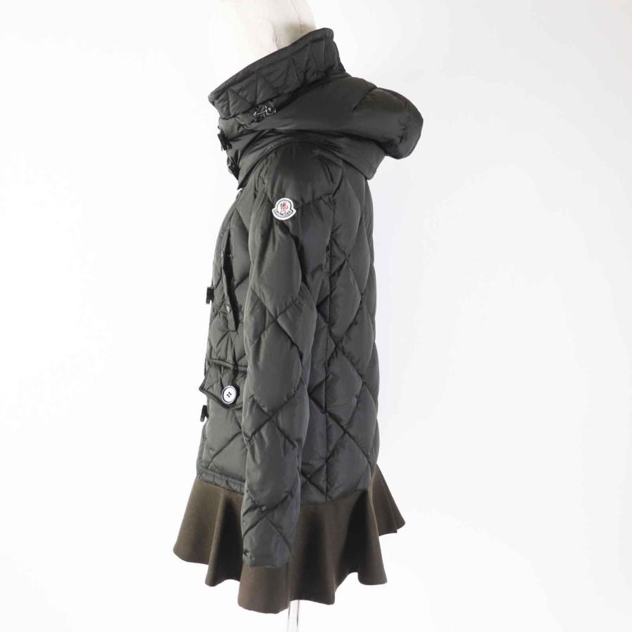 MONCLER 美品◎MONCLER モンクレール VAULOGE ワッペン・フード付き 裾 