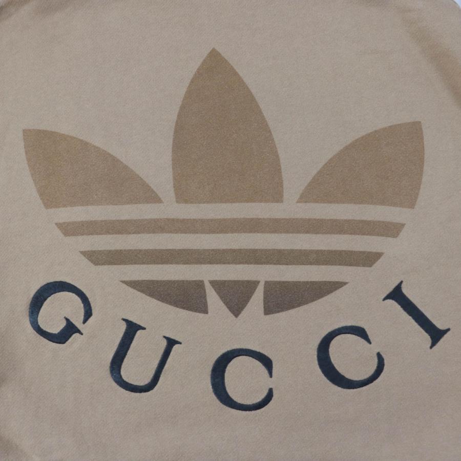 美品☆GUCCI グッチ adidas アディダス 717417 トレフォイル コットン