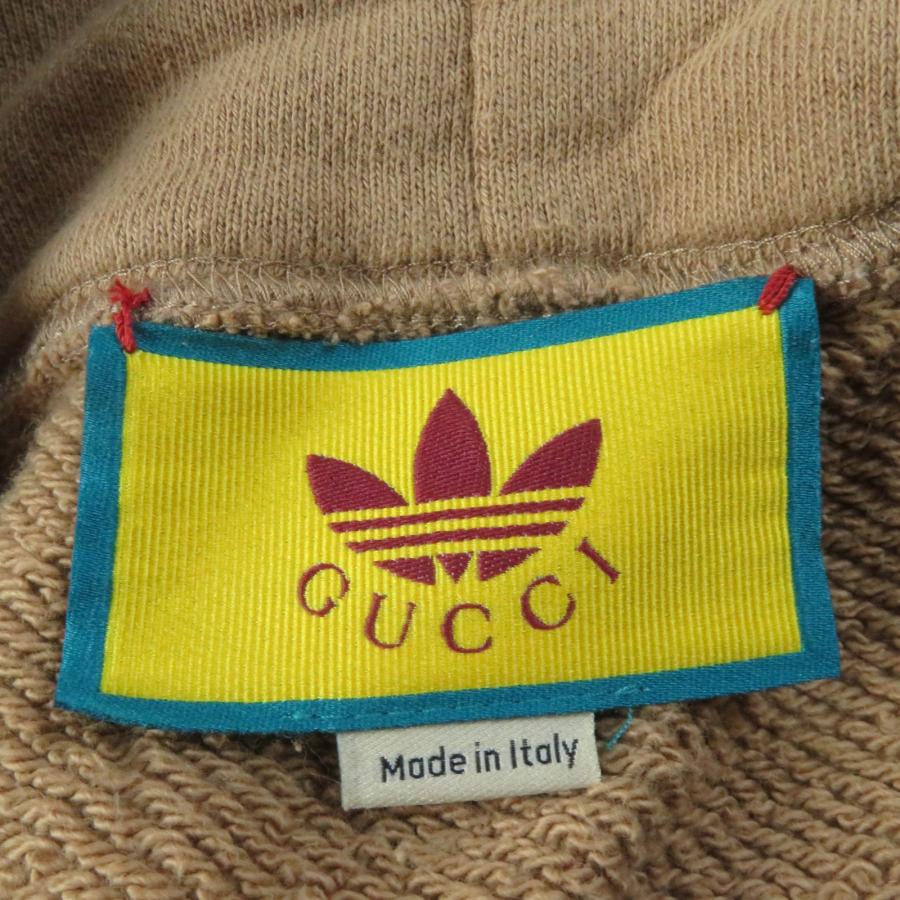 美品☆GUCCI グッチ adidas アディダス 717417 トレフォイル コットン