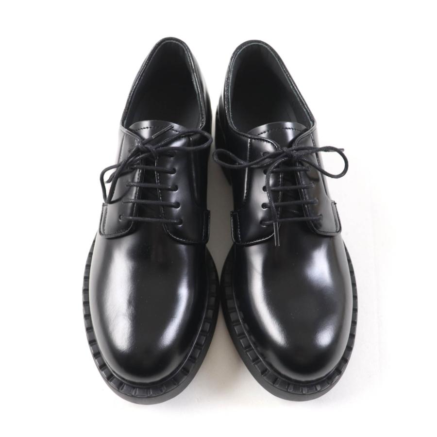 PRADA 未使用品☆PRADA プラダ DNC713 プレーントゥ レースアップ 