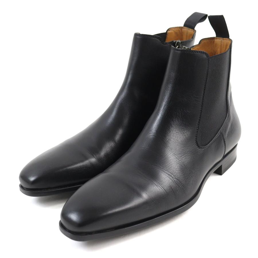 美品○MAGNANNI マグナーニ 20155 ロゴジップ インサイドジッパー