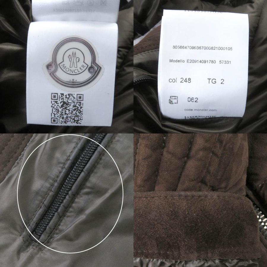 MONCLER（モンクレール） 美品□MONCLER LEFRANC GIUBBOTTO ヤギ革