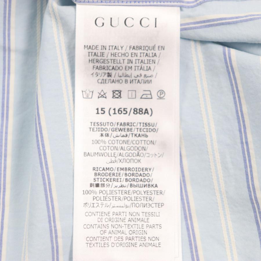GUCCI（グッチ） 未使用品▽GUCCI 22AW 703396 GG刺繍 ストライプ柄 