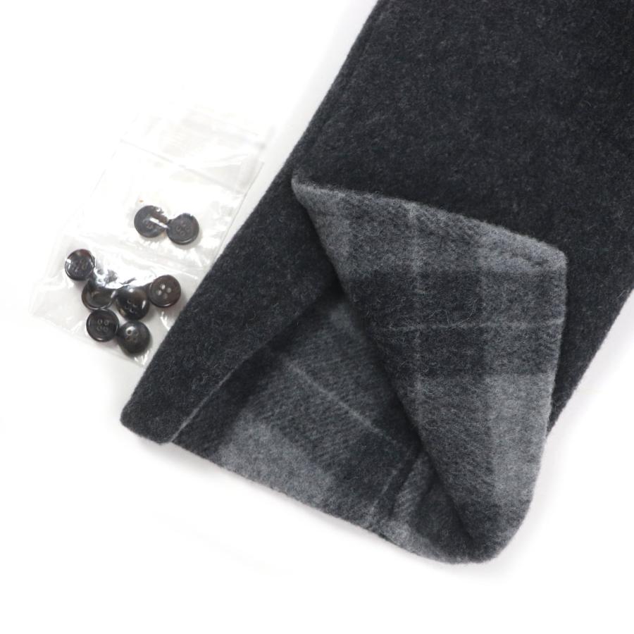 未使用品▽TITO ALLEGRETTO ティト アレグレット ウール 裏地チェック
