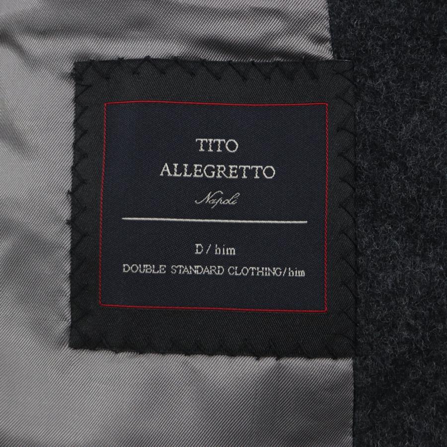 未使用品▽TITO ALLEGRETTO ティト アレグレット ウール 裏地チェック