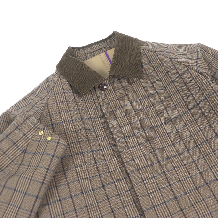 値下げ☆ 美品⭐️SANYOCOAT 襟コーデュロイステンカラーコート 日本製