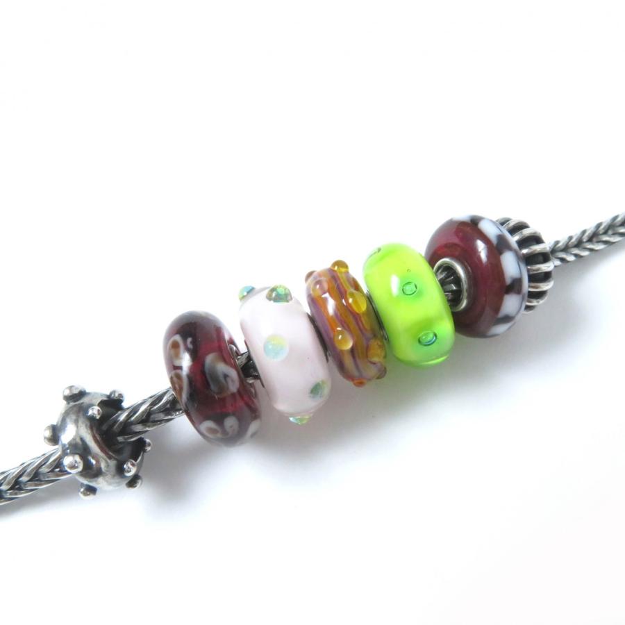美品☆Trollbeads トロールビーズ クラスプ・ビーズチャーム7個セット