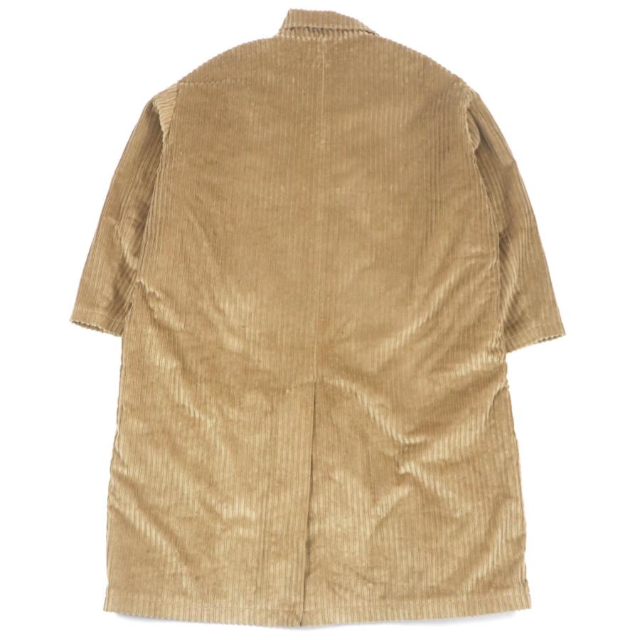 未使用品□DOLCE&GABBANA ドルチェ＆ガッバーナ G025TT 黒タグ 太畝 コーデュロイ 中綿 ダブルブレスト オーバーサイズ チェスターコート ブラウン 46 イタリア製 正規品 メンズ 未使用品□DOLCE&GABBANA G025TT 黒タグ コーデュロイ 中綿 ダブル