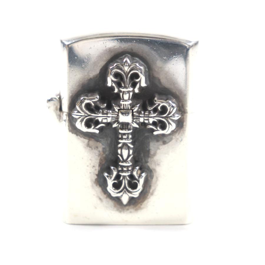 美品▽CHROME HEARTS クロムハーツ フィリグリークロス ジッポ ZIPP 