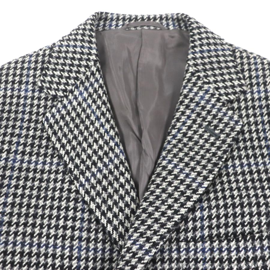 美品▽Sartorio サルトリオ ウール100% 千鳥格子柄 シングル