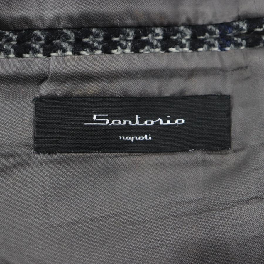 美品▽Sartorio サルトリオ ウール100% 千鳥格子柄 シングル