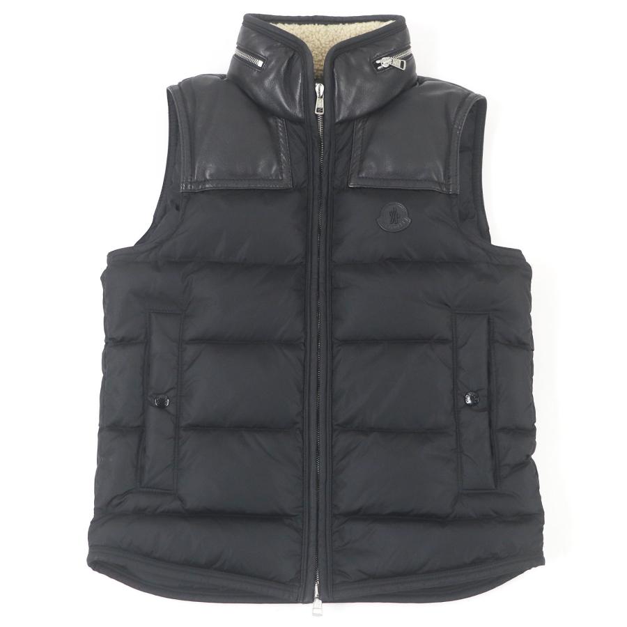 MONCLER（モンクレール） 美品□MONCLER MILLAIS GILET ラムレザー