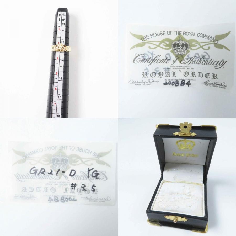極美品◎Royal Order ロイヤルオーダー クラウンリング・指輪 18K 