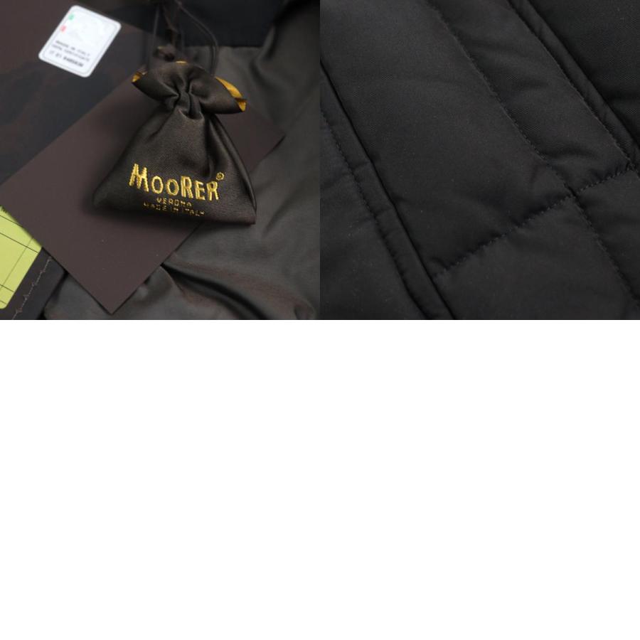 極美品○MOORER ムーレー VALENTE-KM ロゴパッチ付き グースダウン