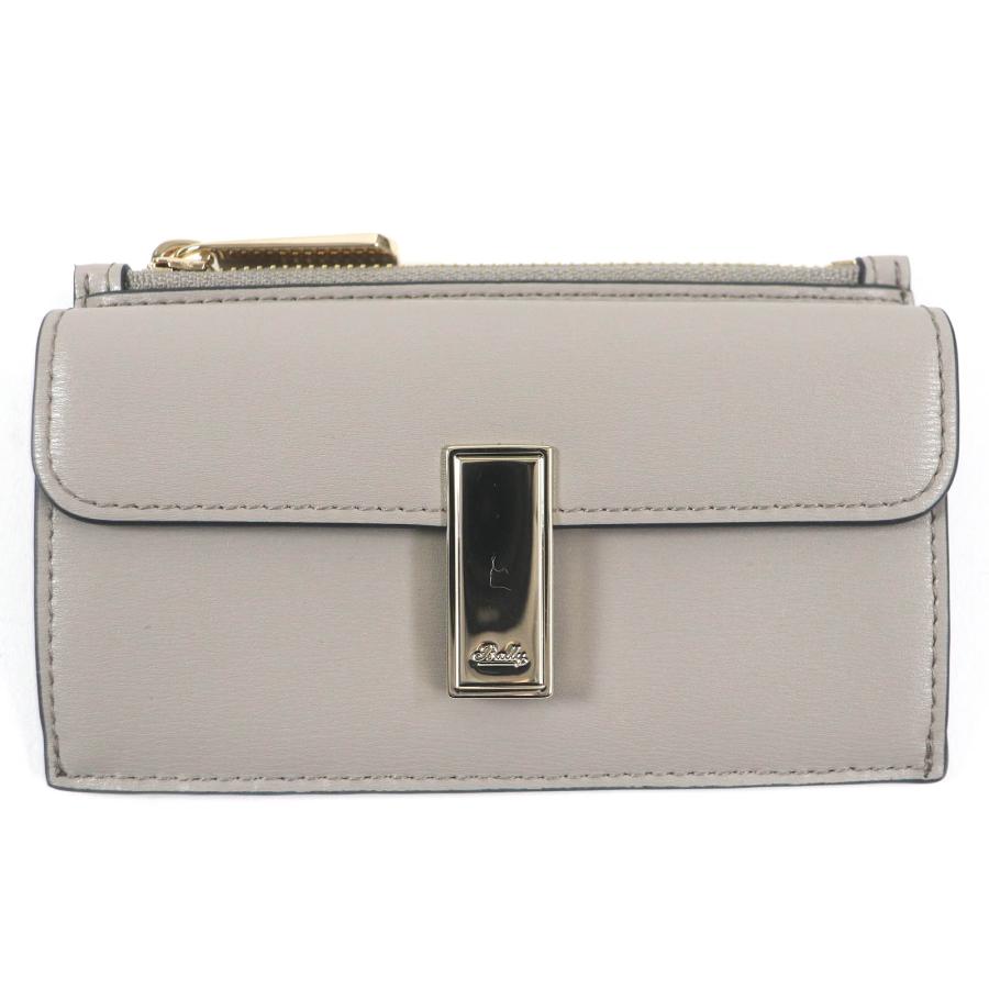 Bally（バリー） 未使用品△BALLY ロゴ金具ジップ レザー パスケース