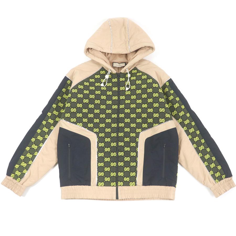 未使用品□GUCCI グッチ 2023年製 752157 GGジャージー ジップパーカー カスタムジャケット ベージュ M イタリア製 正規品 メンズ GUCCI（グッチ） 未使用品□GUCCI 2023年製 752157 GGジャージー