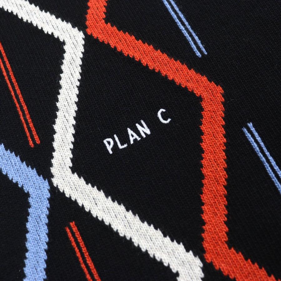 美品△Plan C プランシー GLCME01G00FW009 Rhombus Intarsia ウール