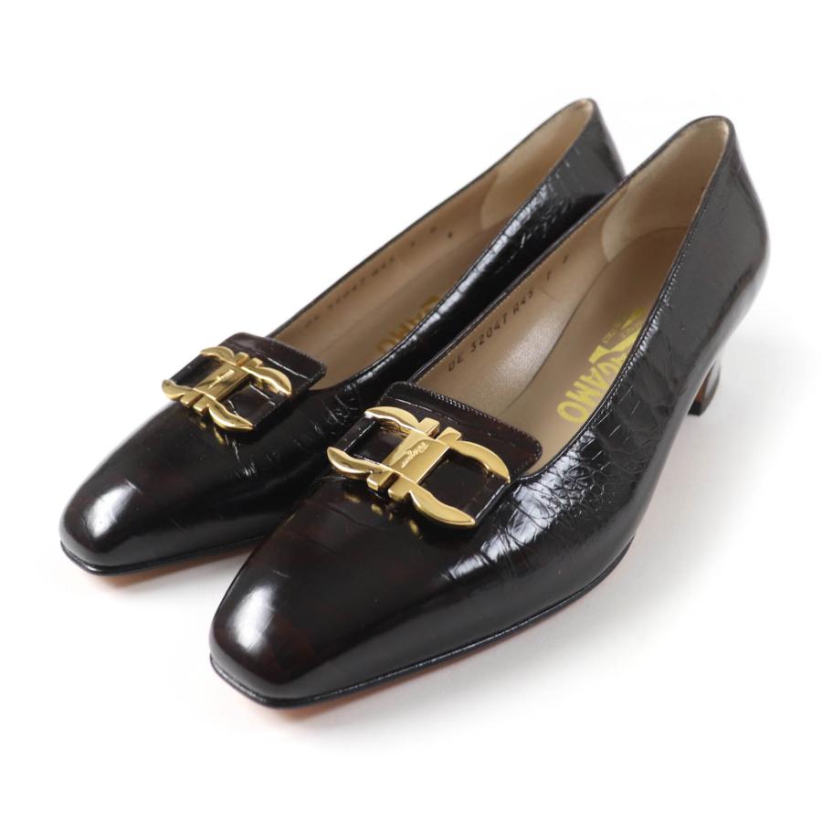 極美品☆Salvatore Ferragamo サルヴァトーレフェラガモ ダブル 