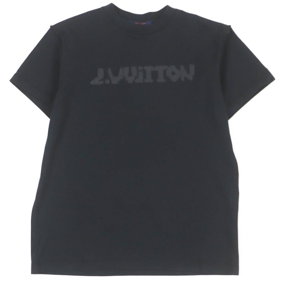 未使用品□LOUIS VUITTON ルイヴィトン 22SS LV 2054 テルモヒートリアクティブプリント 半袖Ｔシャツ ブラック S イタリア製 正規品 LOUIS VUITTON（ルイ・ヴィトン） 未使用品□LOUIS VUITTON 22SS LV