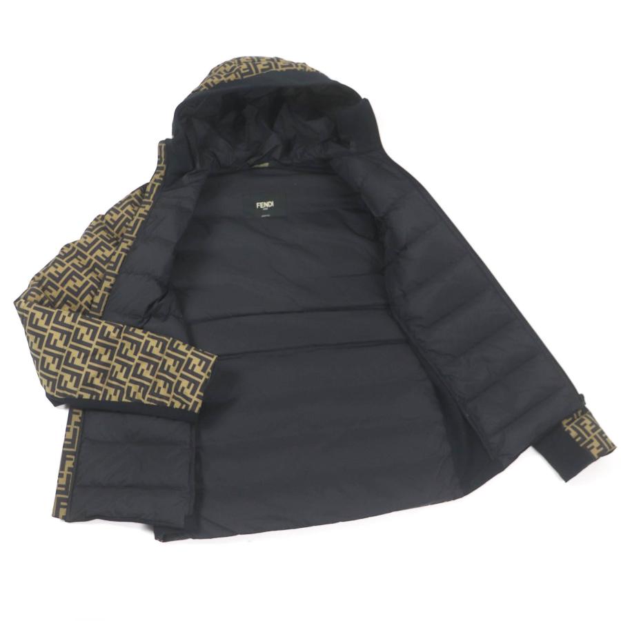FENDI（フェンディ） 美品□FENDI 19AW FAA641 FFロゴ ズッカ 素材切替 
