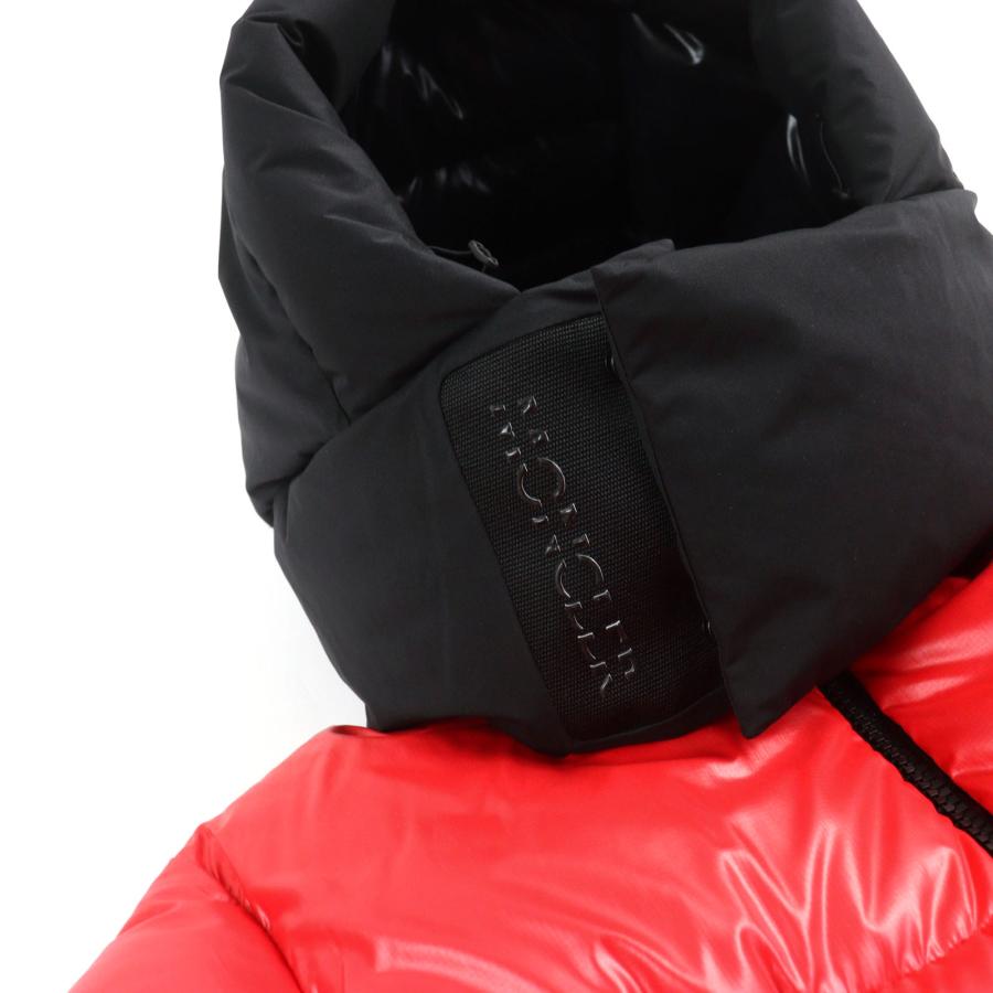 極美品○MONCLER モンクレール 2022年製 H20911A00197 5950K ZUBAIR ロゴワッペン付き フーデッド ダウンジャケット 2 正規品 メンズの画像