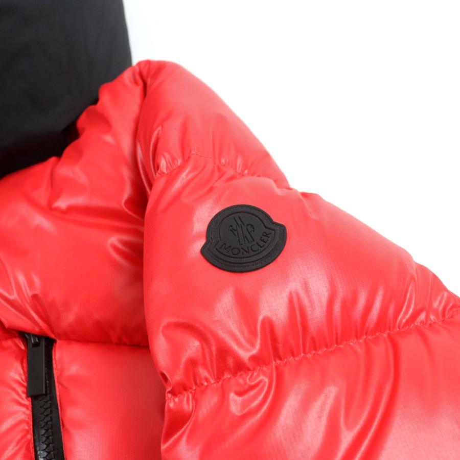極美品○MONCLER モンクレール 2022年製 H20911A00197 5950K ZUBAIR ロゴワッペン付き フーデッド ダウンジャケット 2 正規品 メンズの画像