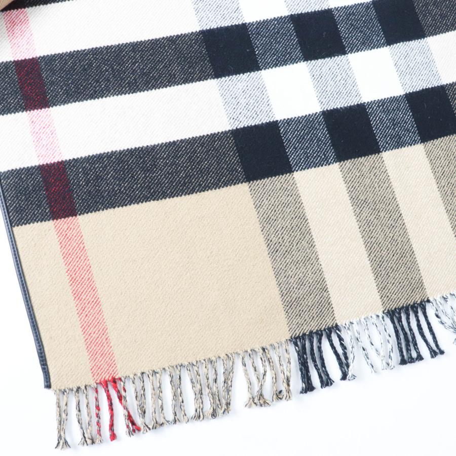 バーバリーロンドン　ウールケープ BURBERRY 極美品◎BURBERRY バーバリー 8050888 ウール カシミヤ