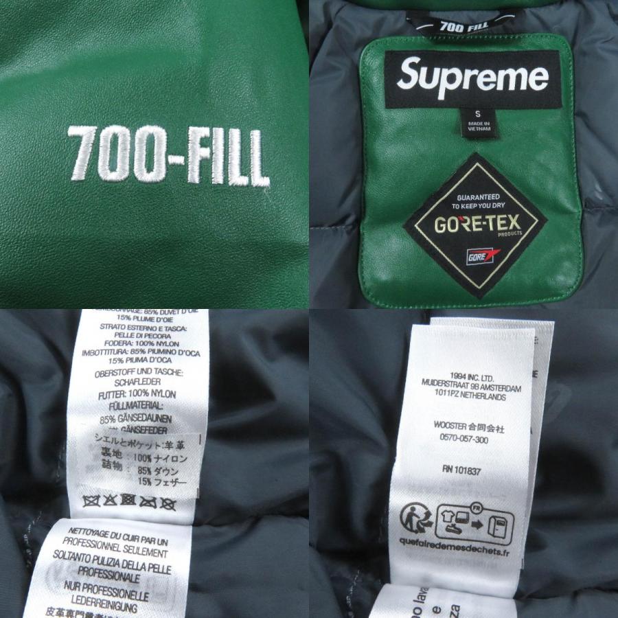 Supreme（シュプリーム） 美品□Supreme 23SS Leather 700-Fill Down