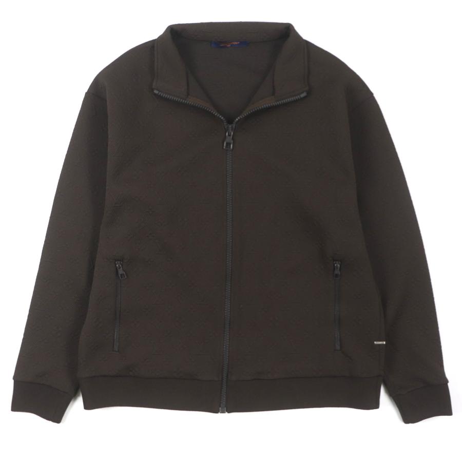 美品▼ルイヴィトン 2024年製 HJY45W モノグラム ロゴプレート ジップスルートップ ブルゾン トラックジャケット XXL 正規品 メンズ LOUIS VUITTON（ルイ・ヴィトン） 美品▽ルイヴィトン 2024年製 HJY45W