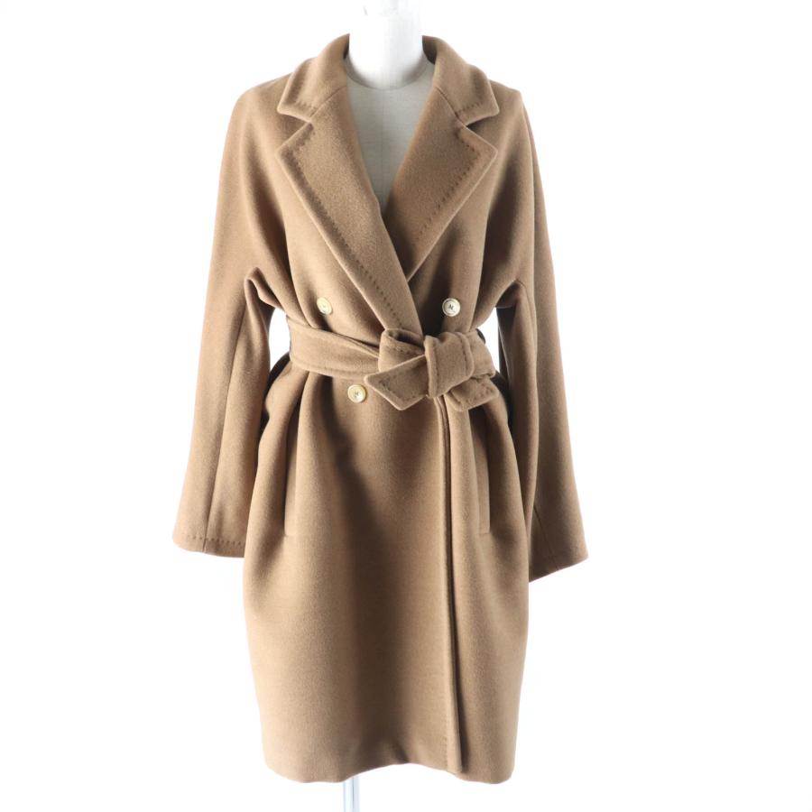 Max Mara 極美品☆Max マックスマーラ 101601096 キャメル ウール 白 