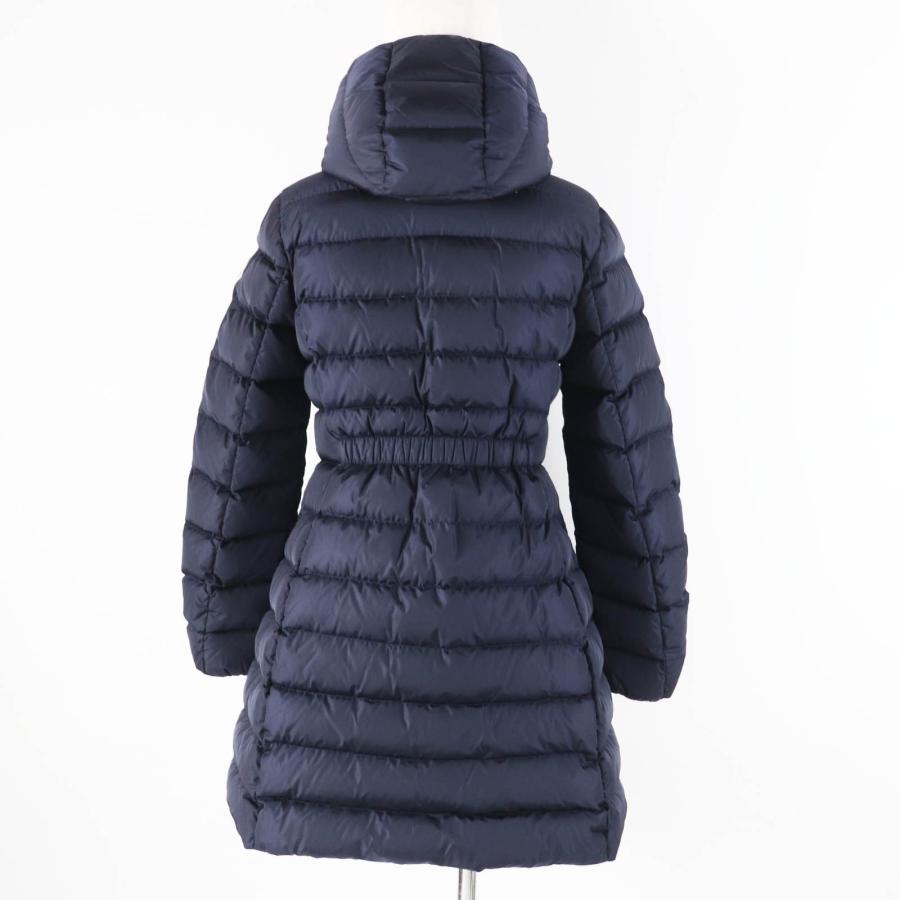 良品◎MONCLER モンクレール CHARPAL シャーパル ワッペン・フード付き ロングダウンコート ネイビー 14anni 164cm 正規品 レディースOK_3
