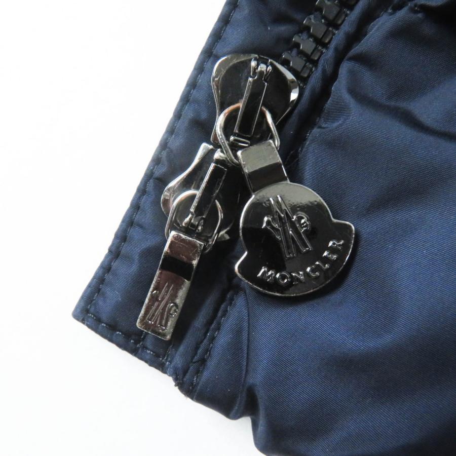 良品◎MONCLER モンクレール CHARPAL シャーパル ワッペン・フード付き ロングダウンコート ネイビー 14anni 164cm 正規品 レディースOK_6