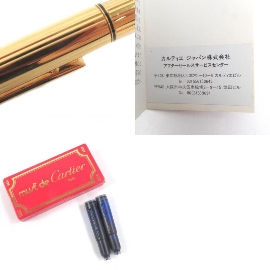 万年筆 カルティエ マストドゥ マイヨンパンテール ゴールド18K 750 刻印 Cartier（カルティエ） 極美品□Cartier ヴィンテージ パンテール ペン