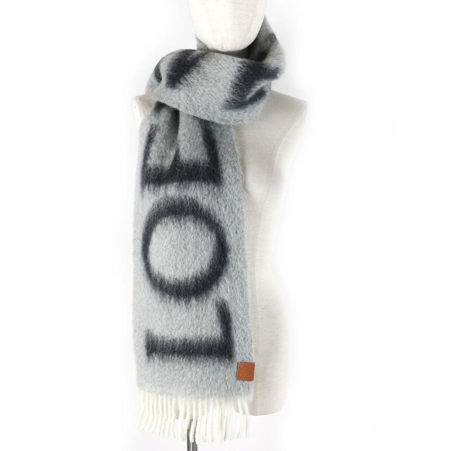 LOEWE（ロエベ） 極美品△LOEWE F811257X03 ウール モヘア ロゴ