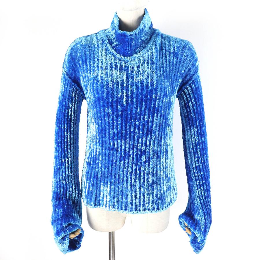 Acne Studios - 未使用品△ACNE STUDIOS アクネストゥディオズ A60428 シェニールセーター ハイネック 長袖 トップス プルオーバー ブルー S イタリア製 レディース オススメ◎ 未使用品△ACNE STUDIOS アクネストゥディオズ A60428 シェニール