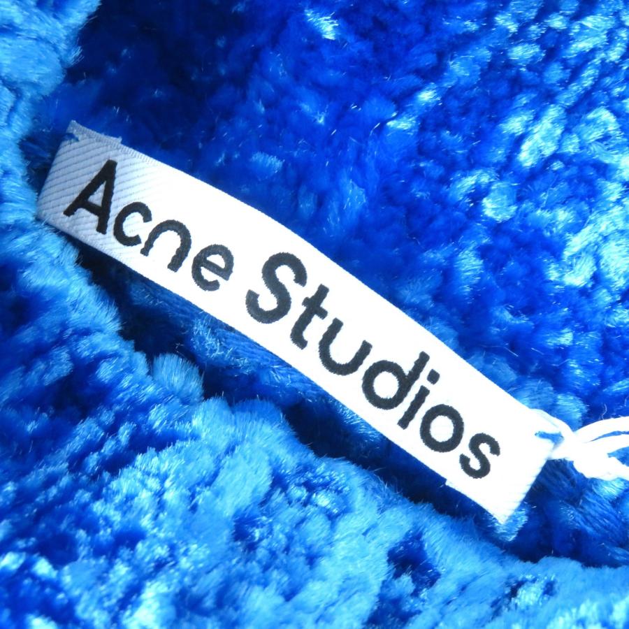 Acne Studios - 未使用品△ACNE STUDIOS アクネストゥディオズ A60428 シェニールセーター ハイネック 長袖 トップス プルオーバー ブルー S イタリア製 レディース オススメ◎ 未使用品△ACNE STUDIOS アクネストゥディオズ A60428 シェニール