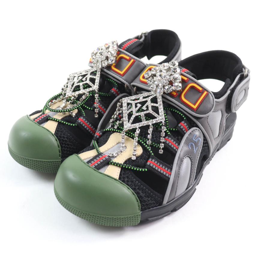 GUCCI（グッチ） 未使用品☆GUCCI 571557 ビジュー付 ロゴデザイン