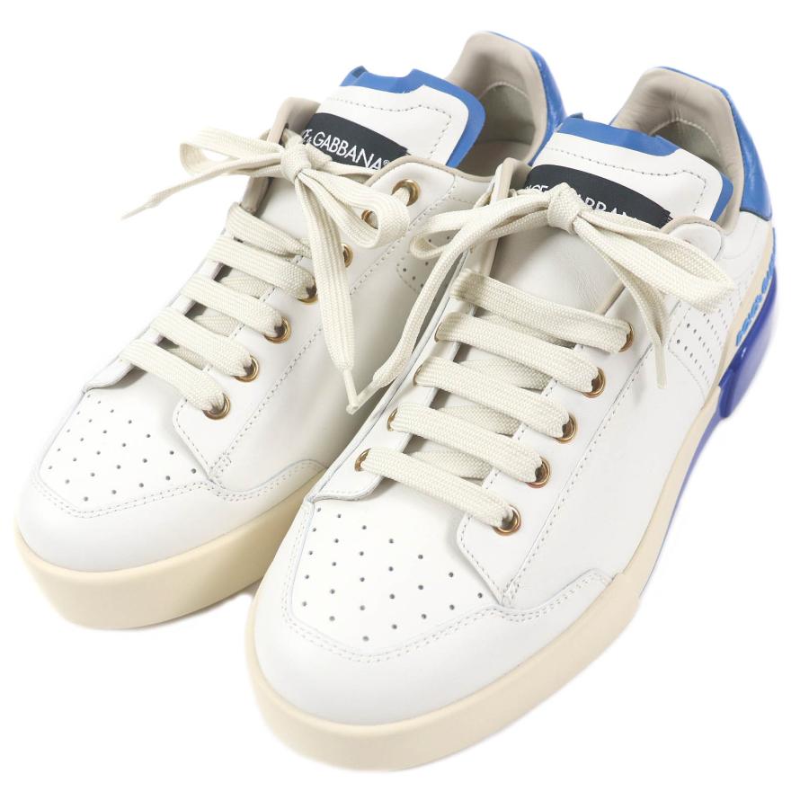 未使用品□DOLCE&GABBANA ドルチェ＆ガッバーナ レースアップ レザー 