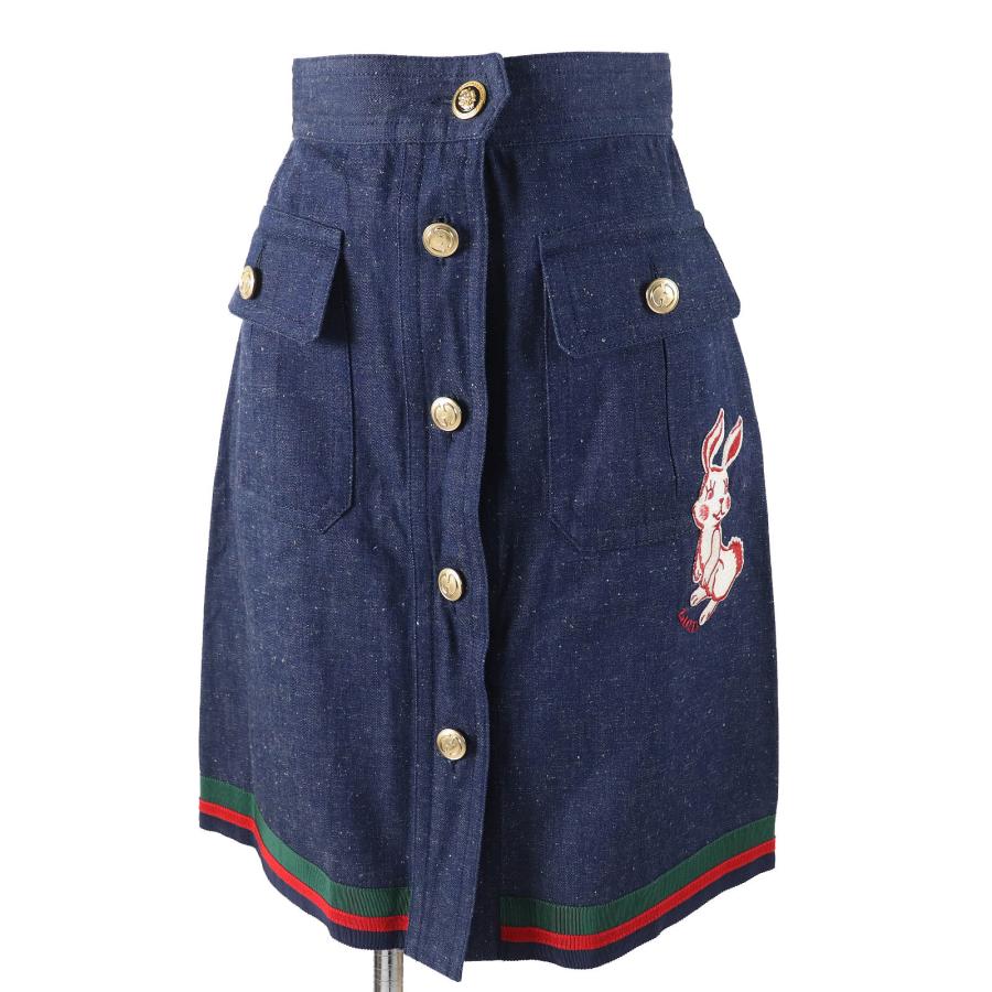 GUCCI（グッチ） 極美品△GUCCI 521009 ウェブライン GGロゴボタン