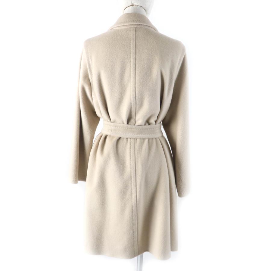 極美品 38 マックスマーラ ウールカシミヤコート フード付き ベージュ 白タグ Max Mara - 極美品 マックスマーラ Max Mara コート 白タグ