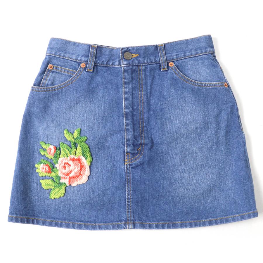 グッチ デニムミニスカート 36 美品 【公式通販】