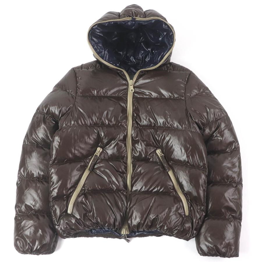 DUVETICA 極美品□DUVETICA デュベティカ ダブルジップ フーデッド  
